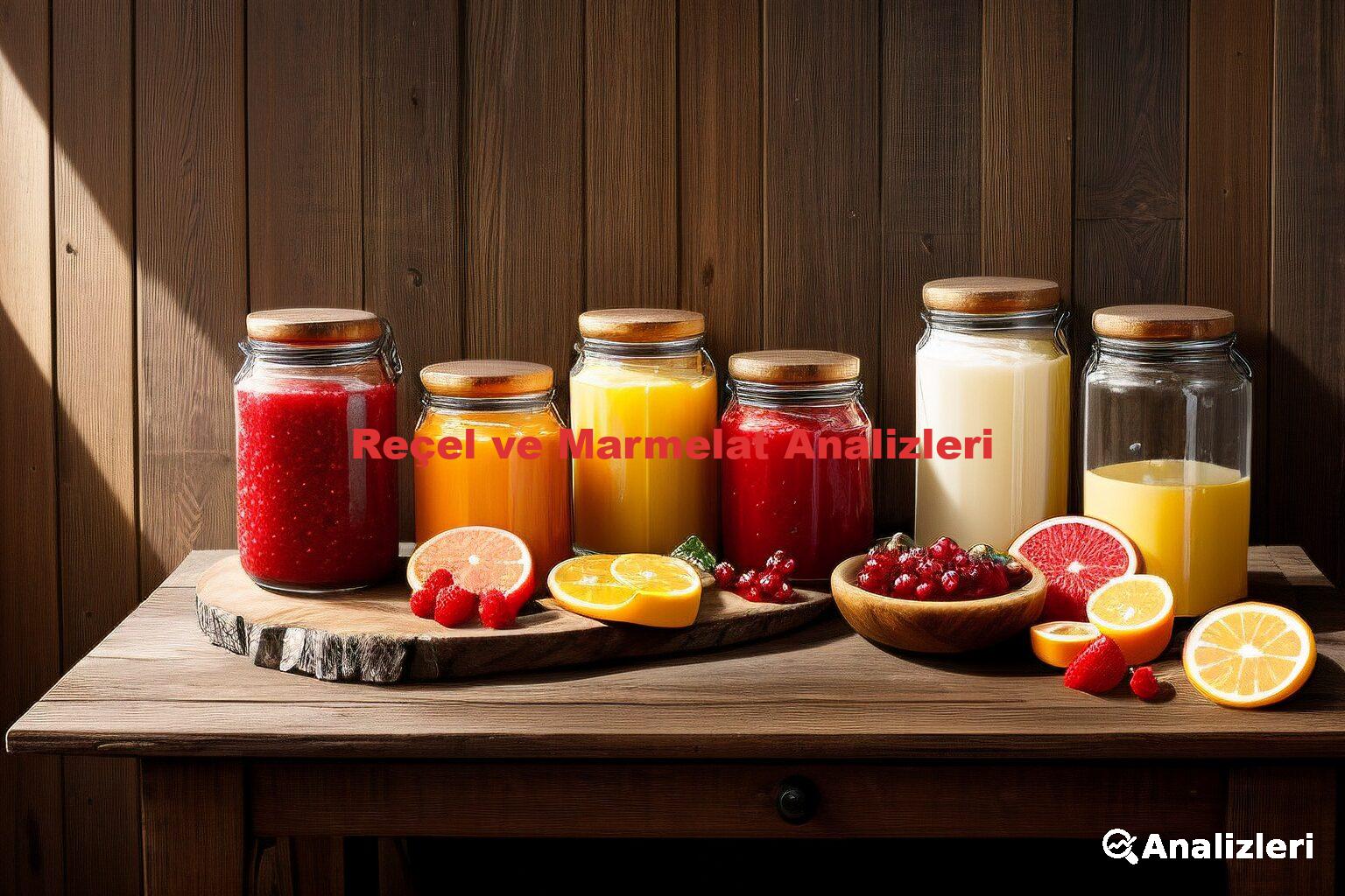 Reçel ve Marmelat Analizleri