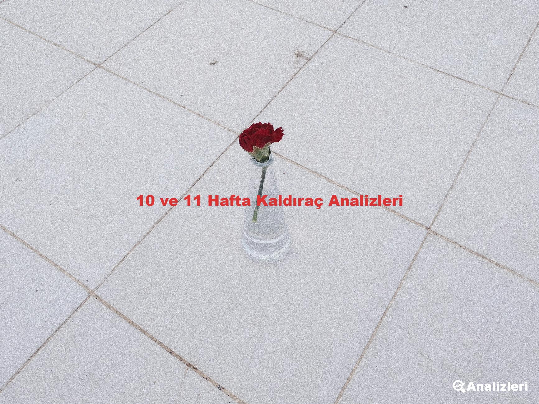 10 ve 11 Hafta Kaldıraç Analizleri