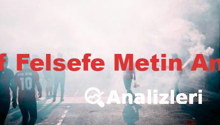 11 Sınıf Felsefe Metin Analizleri