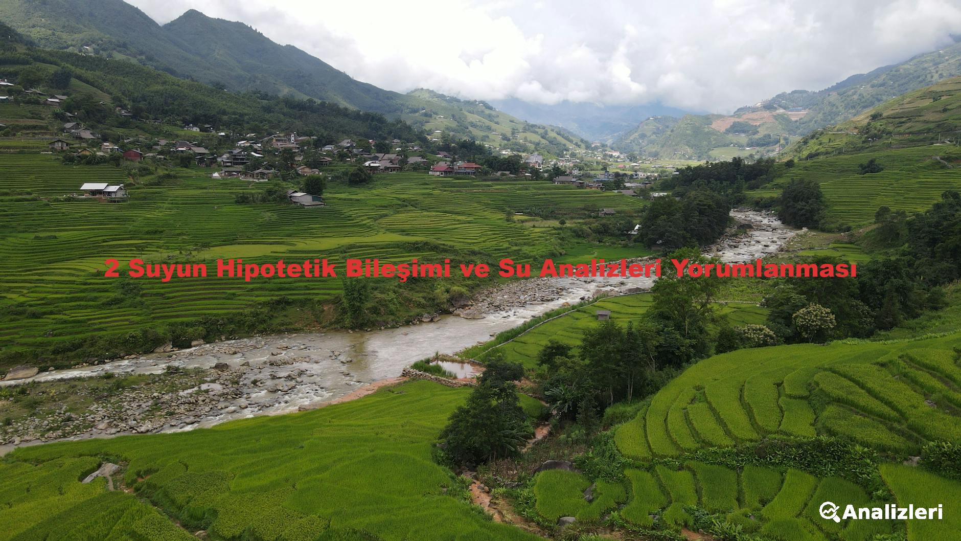 2 Suyun Hipotetik Bileşimi ve Su Analizleri Yorumlanması