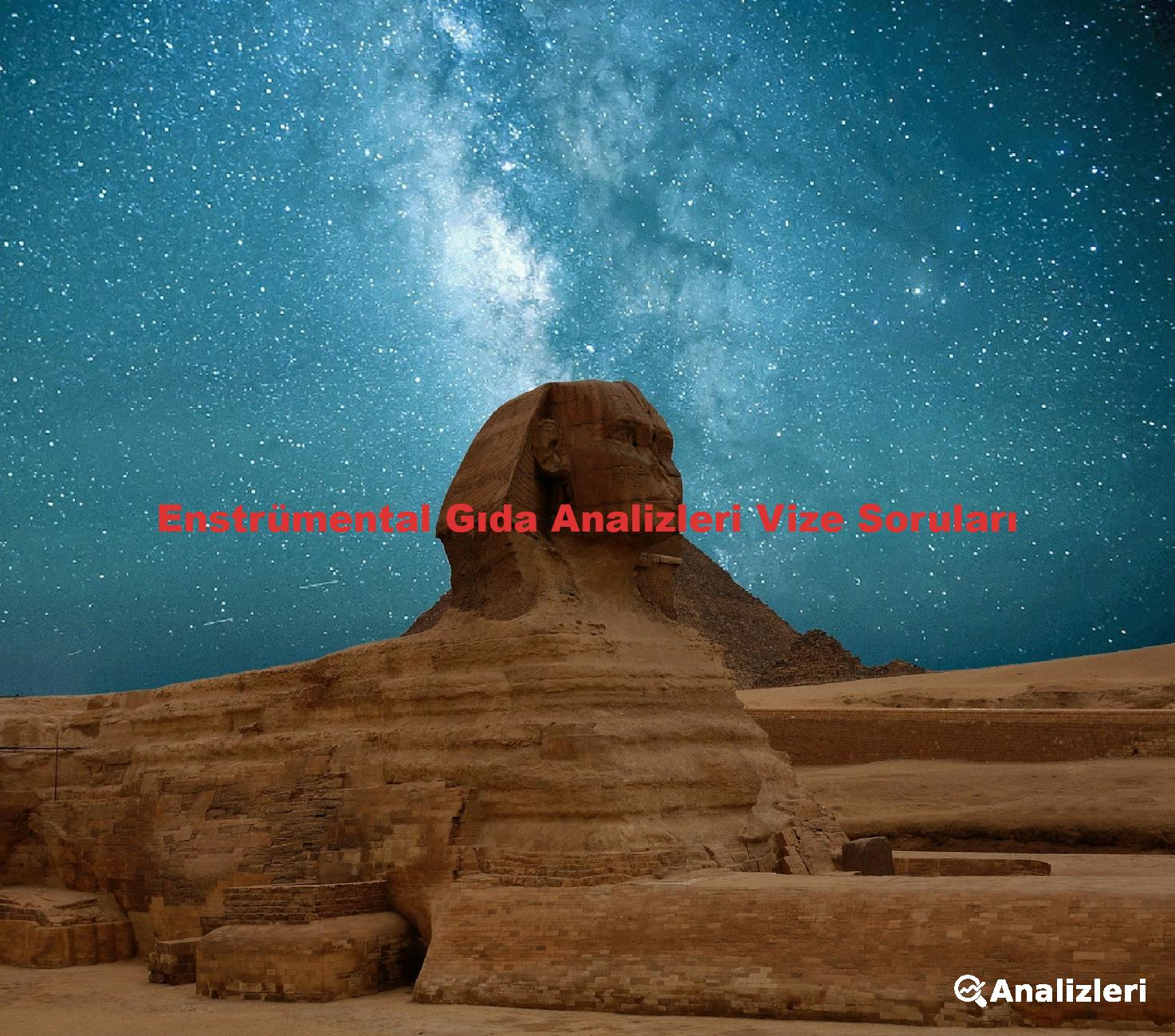 Enstrümental Gıda Analizleri Vize Soruları