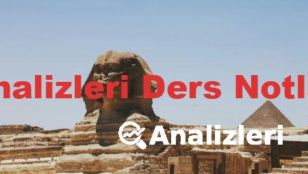 Gıda Analizleri Ders Notları PDF