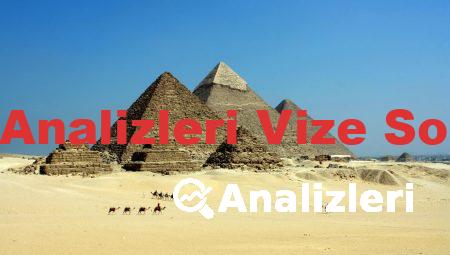 Gıda Analizleri Vize Soruları