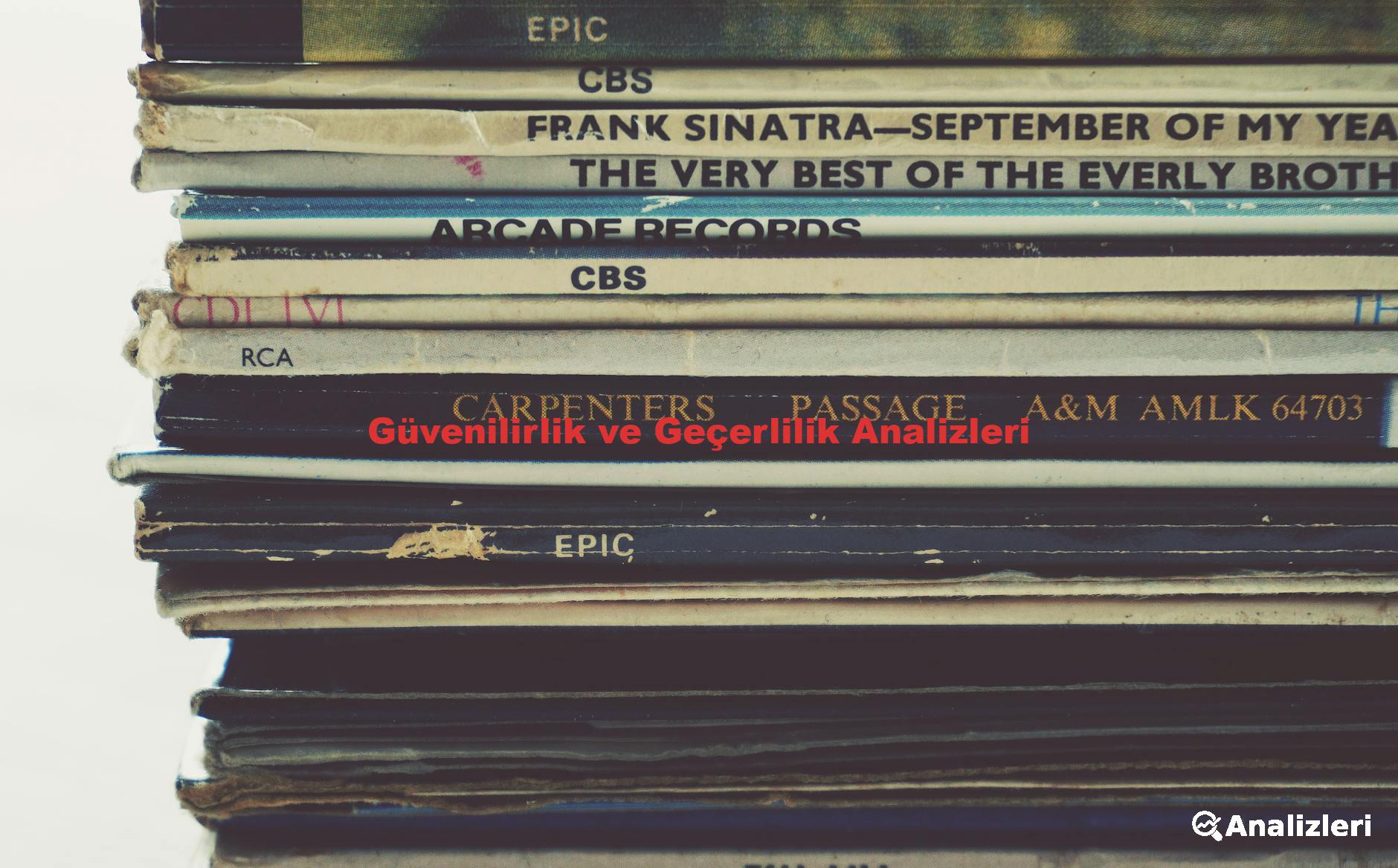 Güvenilirlik ve Geçerlilik Analizleri