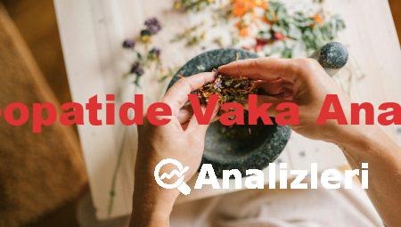 Homeopatide Vaka Analizleri