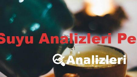 İçme Suyu Analizleri Periyodu