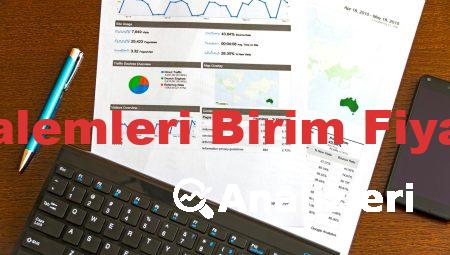 İnşaat İş Kalemleri Birim Fiyat Analizleri