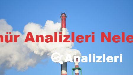 Kömür Analizleri Nelerdir