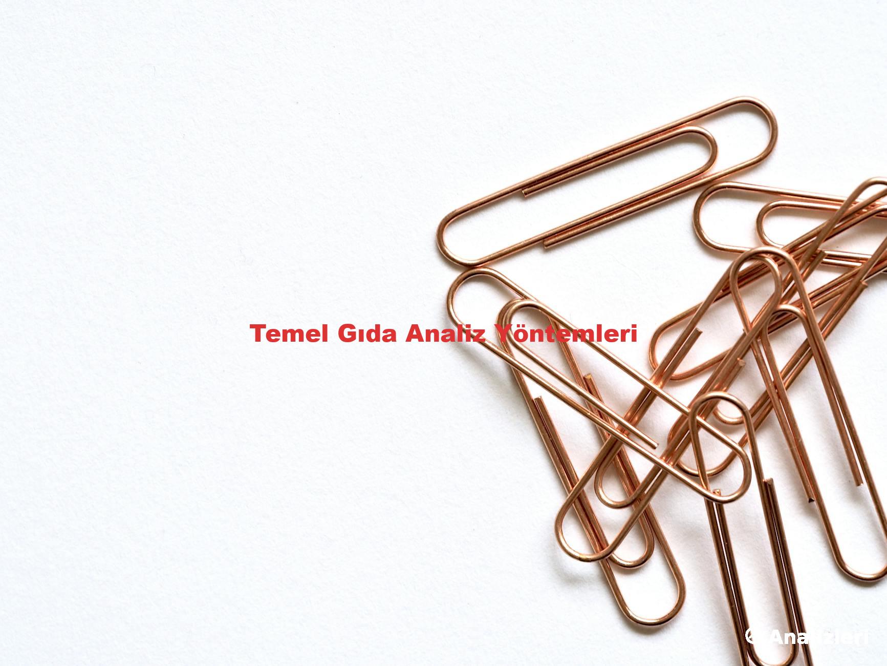 Temel Gıda Analiz Yöntemleri