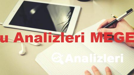 Su Analizleri MEGEP