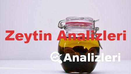 Zeytin Analizleri