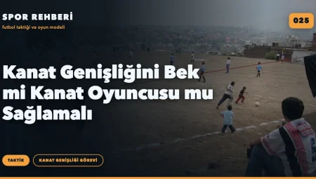 Kanat Genişliğini Bek mi Kanat Oyuncusu mu Sağlamalı