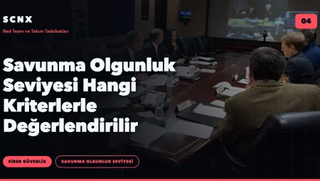 Savunma Olgunluk Seviyesi Hangi Kriterlerle Değerlendirilir