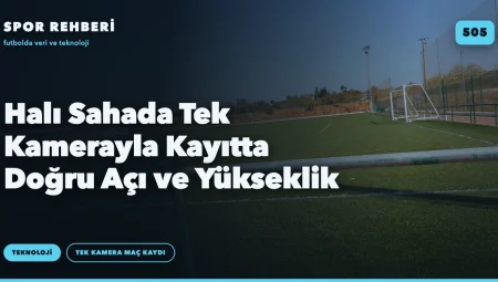 Halı Sahada Tek Kamerayla Kayıtta Doğru Açı ve Yükseklik